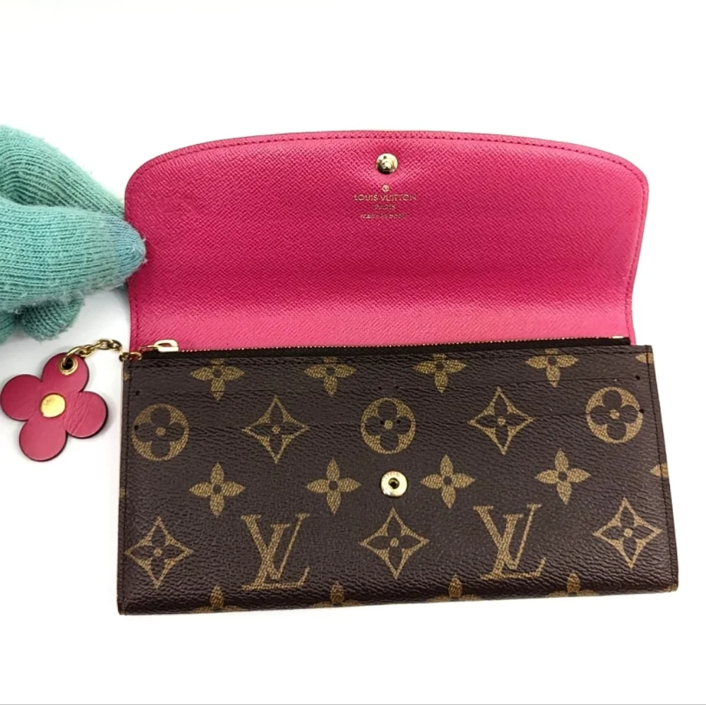 ✨️💎Authentic Louis Vuitton Emilie Flower monogram long wallet - Picture 5 of 14